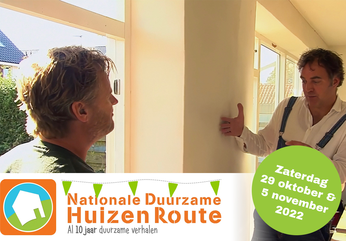 De Nationale Duurzame Huizen Route gaat weer van start